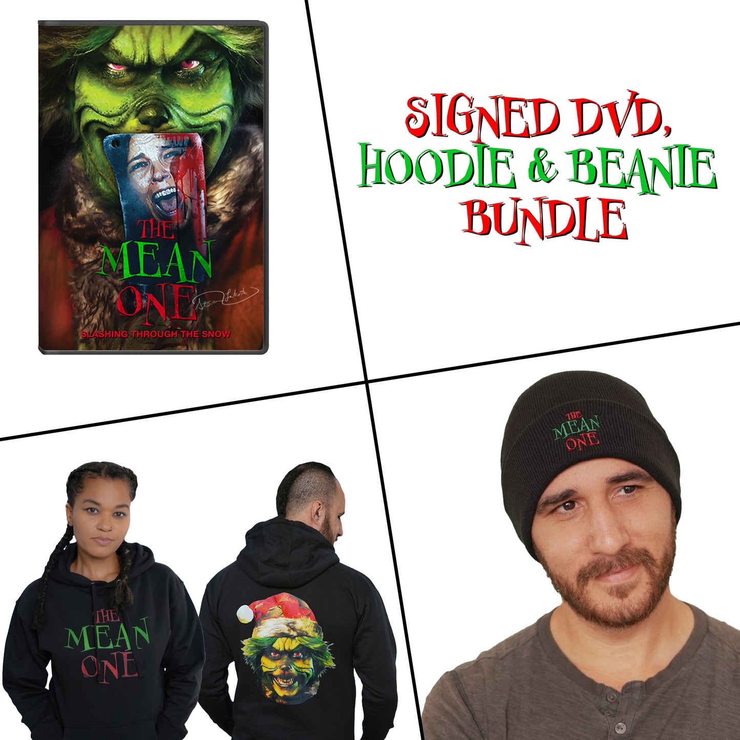 Mean One Exclusive Fan Bundle (SIGNED DVD, Hoodie, Beanie) - Limited Supply