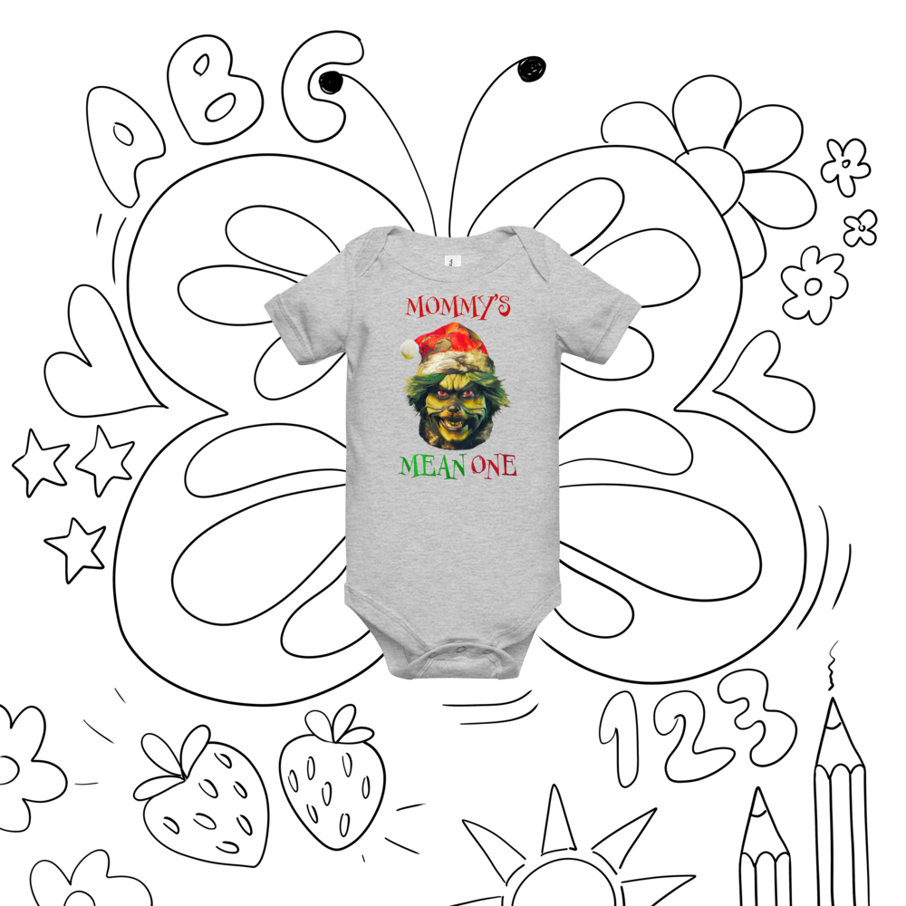 Mommy's Mean One - Baby short sleeve one piece