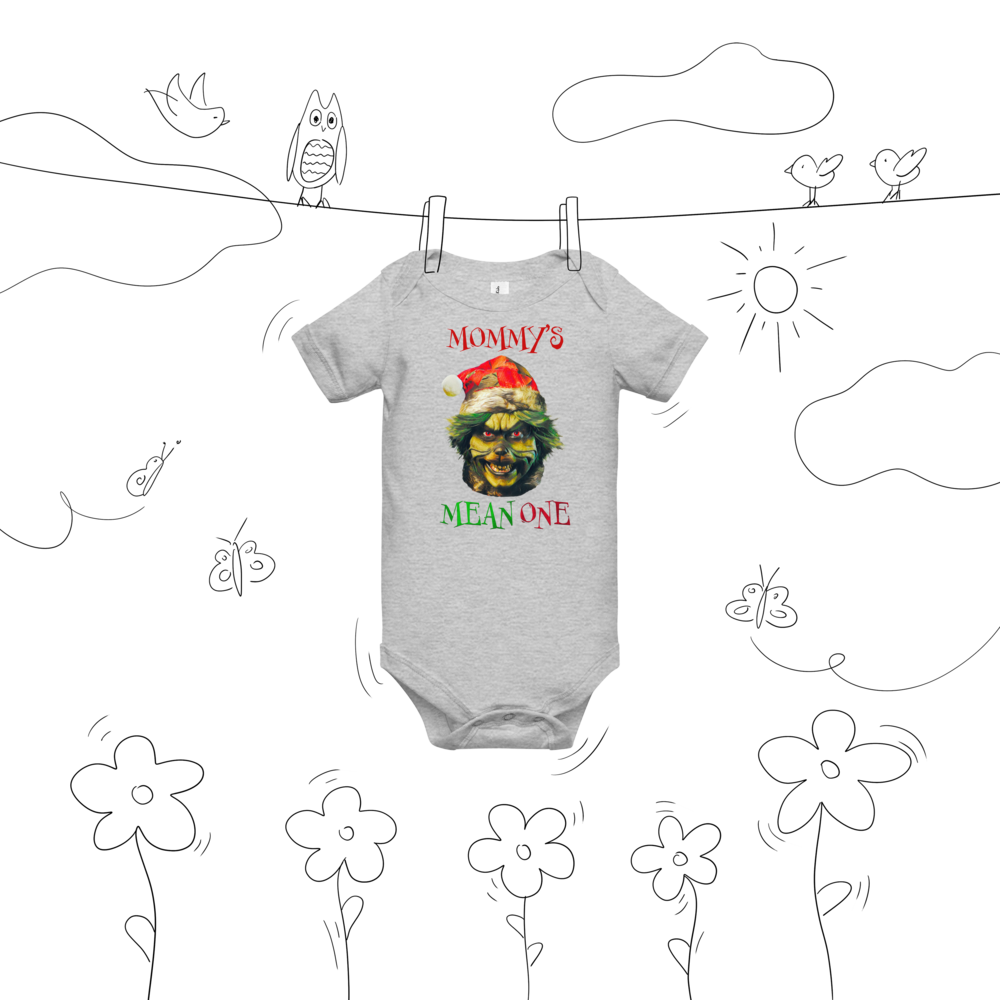 Mommy's Mean One - Baby short sleeve one piece