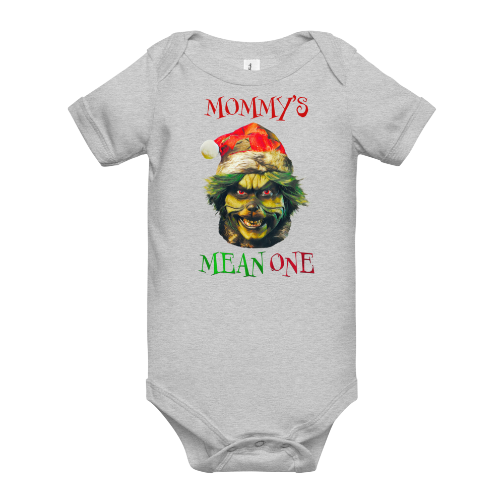 Mommy's Mean One - Baby short sleeve one piece