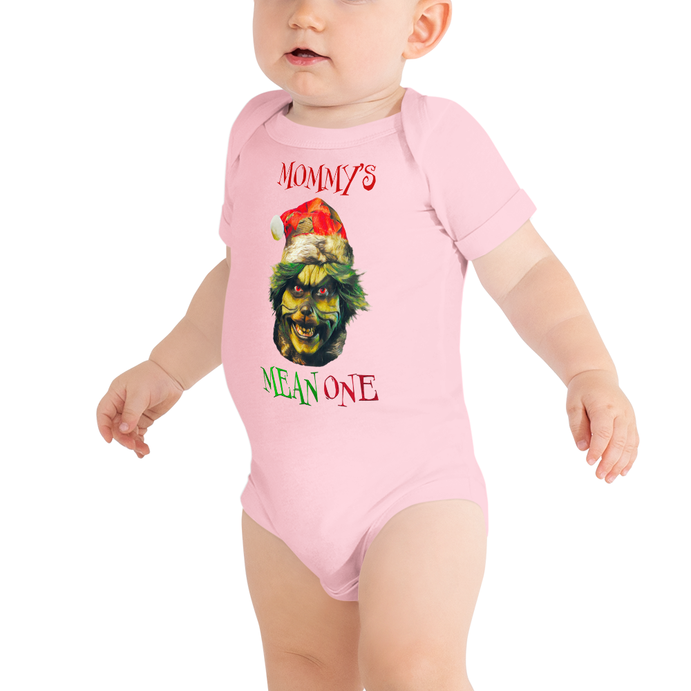 Mommy's Mean One - Baby short sleeve one piece