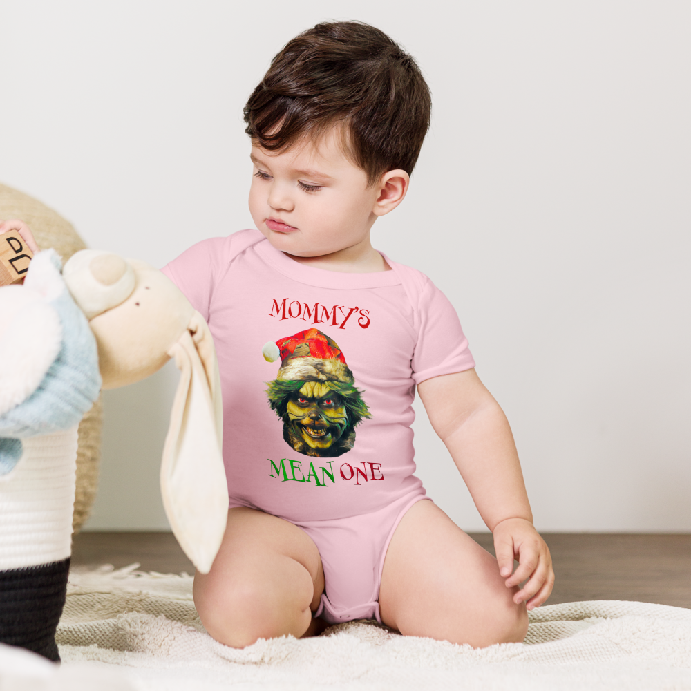 Mommy's Mean One - Baby short sleeve one piece