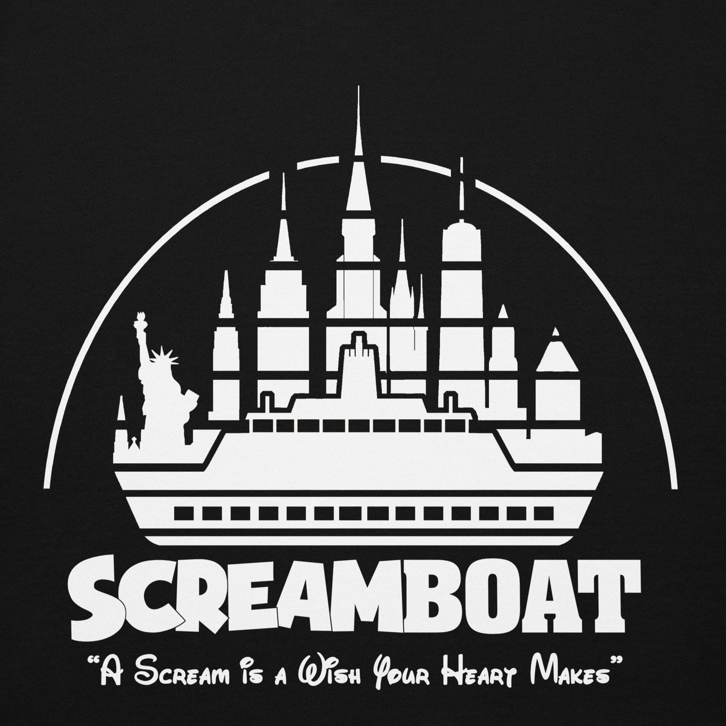 Nostalgic Screamboat Logo Hoodie - Unisex
