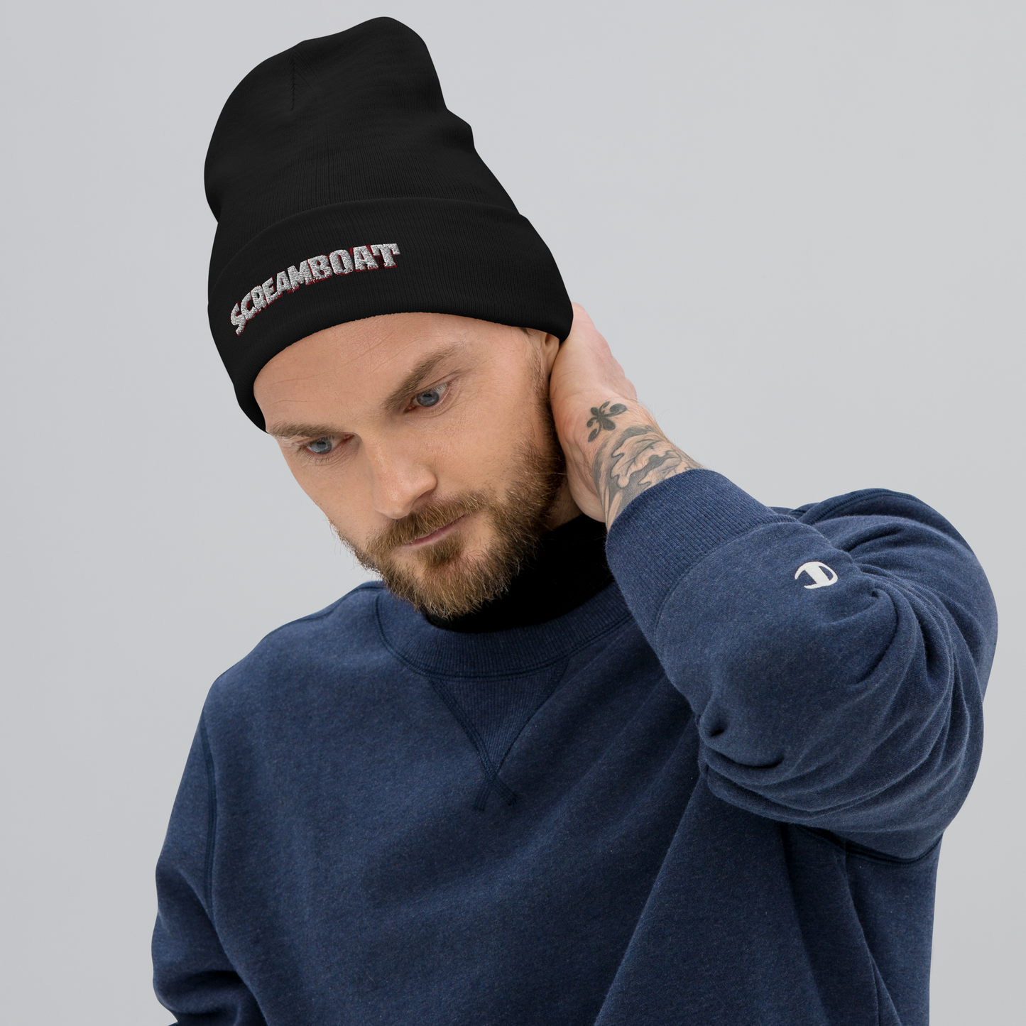 Screamboat Embroidered Beanie