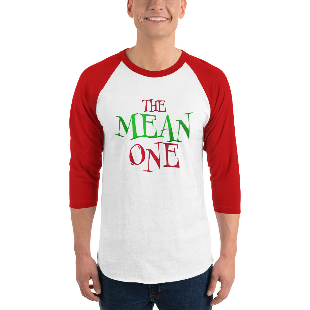 The Mean One Logo - 3/4 Sleeve Unisex Shirt