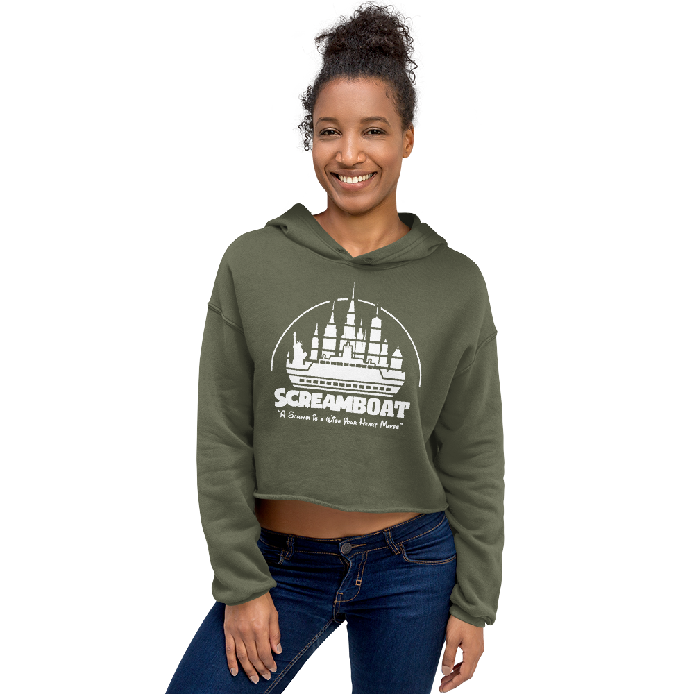 Screamboat Crop Hoodie