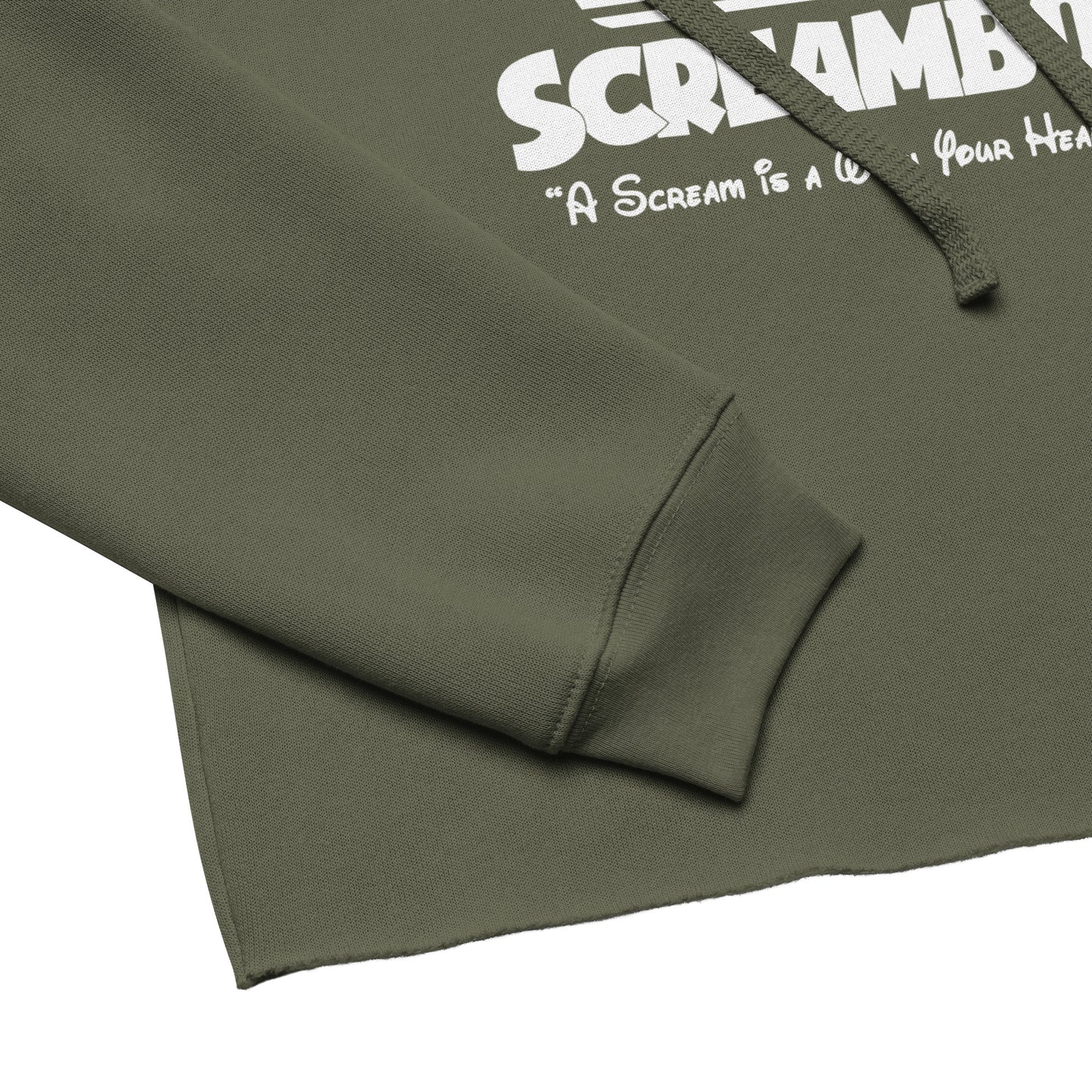 Screamboat Crop Hoodie